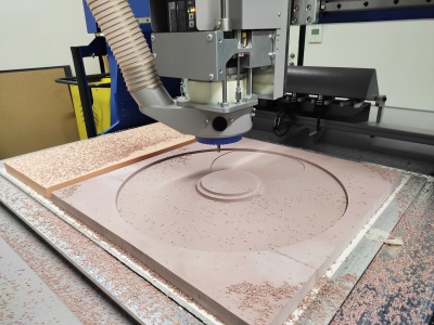 Fresadora de corte de 3 ejes para plásticos