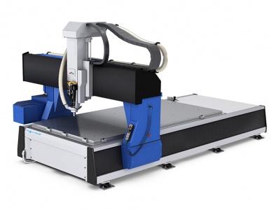Fresadora HSM CNC de 3 ejes de alto rendimiento MECAPLUS, pórtico, mesa fija, columna móvil